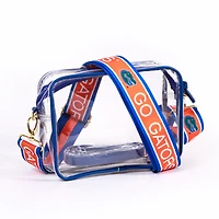 Women's Florida Gators Hailey Clear Purse with Logo Strap