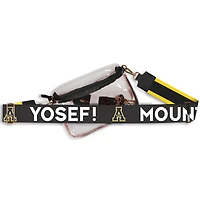 Women's Appalachian State Mountaineers Hailey Clear Purse with Logo Strap