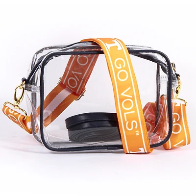 Women's Tennessee Volunteers Hailey Clear Purse with Logo Strap