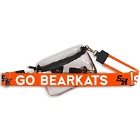 Women's Sam Houston State Bearkats Hailey Clear Purse with Logo Strap