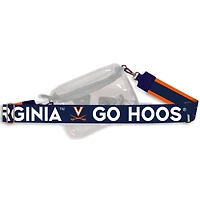 Women's Virginia Cavaliers Hailey Clear Purse with Logo Strap
