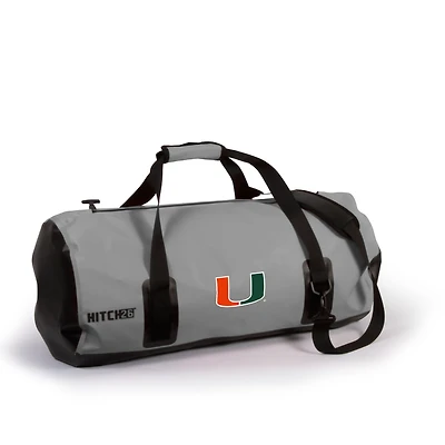 Women's Gray Miami Hurricanes Hitch 26 Waterproof Duffle Bag