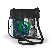 Women's Black Oregon Ducks Judyann Clear Crossbody with Fringe