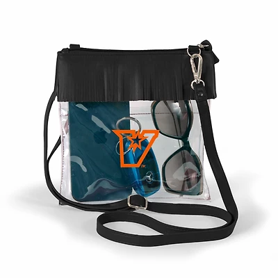 Women's Texas-Rio Grande Valley Vaqueros Judyann Clear Crossbody with Fringe