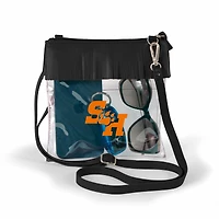 Women's Black Sam Houston State Bearkats Judyann Clear Crossbody with Fringe