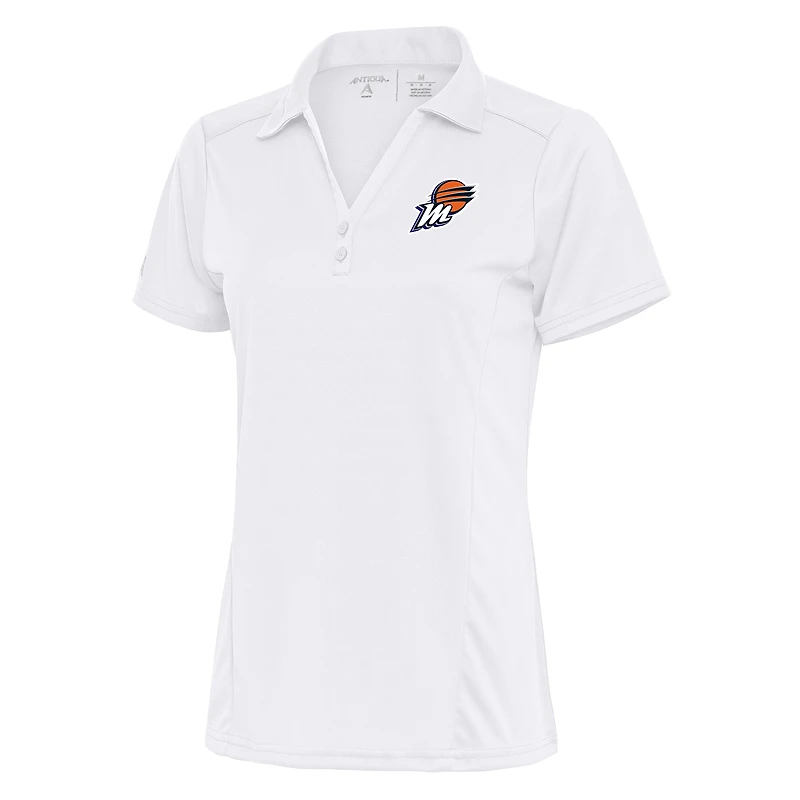 Women's Antigua White Phoenix Mercury Tribute Polo