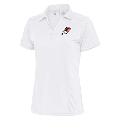 Women's Antigua White Phoenix Mercury Tribute Polo