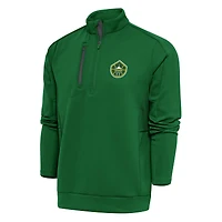 Men's Antigua Green Seattle Storm  Generation Quarter-Zip Jacket