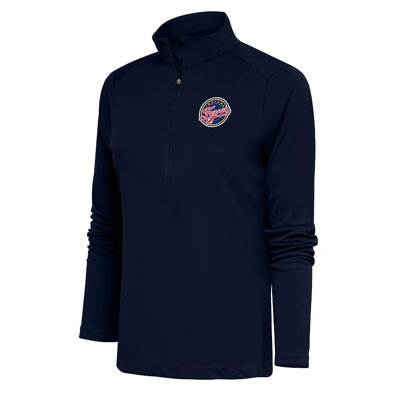 Women's Antigua Navy Indiana Fever Tribute Half-Zip Jacket