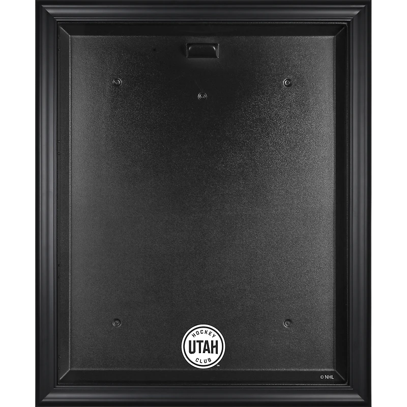 NHL Utah Black Framed Logo Jersey Display Case