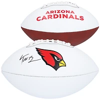 Trey McBride Arizona Cardinals Autographed Franklin White Panel Football