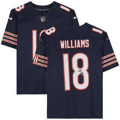 Caleb Williams Chicago Bears Autographed Navy Nike Game Jersey