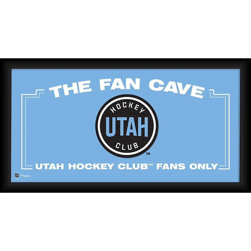 NHL Utah Framed 10" x 20" Fan Cave Collage