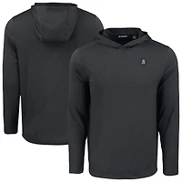 Men's Cutter & Buck Black Baltimore Orioles Coastline Epic Comfort Recycled Eco Hoodie Long Sleeve T-Shirt