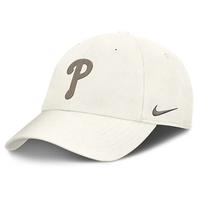 Men's Nike Stone Philadelphia Phillies Club Adjustable Hat