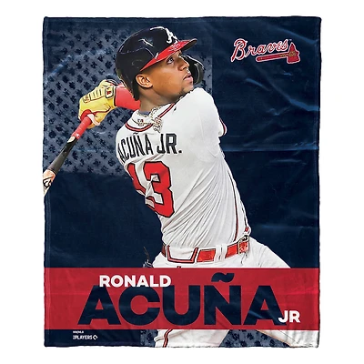The Northwest Group Ronald Acuña Jr. Atlanta Braves 50" x 60" Silk Touch Throw Blanket