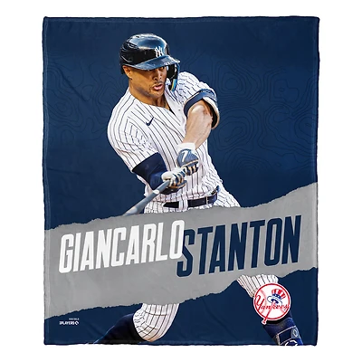 The Northwest Group Giancarlo Stanton New York Yankees 50" x 60" Silk Touch Throw Blanket