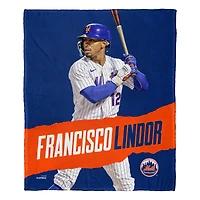 The Northwest Group Francisco Lindor New York Mets 50" x 60" Silk Touch Throw Blanket