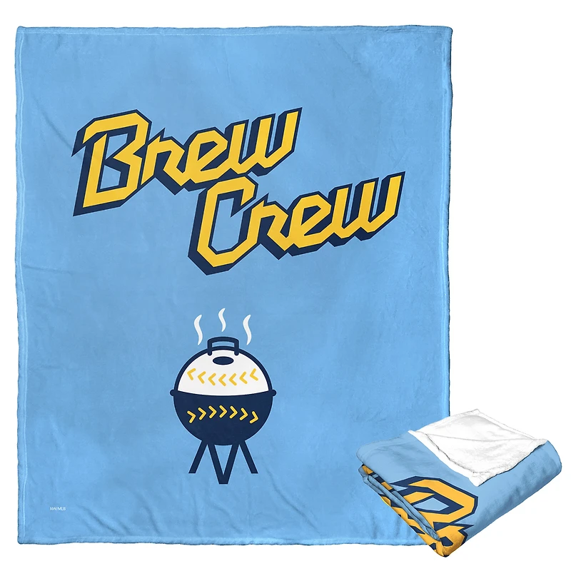 The Northwest Group  Milwaukee Brewers City Connect 50" x 60" Silk Touch Throw Blanket