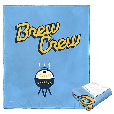 The Northwest Group  Milwaukee Brewers City Connect 50" x 60" Silk Touch Throw Blanket