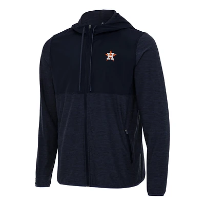 Men's Antigua Navy Houston Astros Sway Full-Zip Hoodie