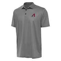 Men's Antigua White/Black Arizona Diamondbacks Rings Polo