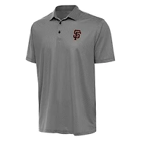 Men's Antigua White/Black San Francisco Giants Rings Polo