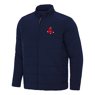 Men's Antigua Navy Boston Red Sox Swelter Full-Zip Puffer Jacket