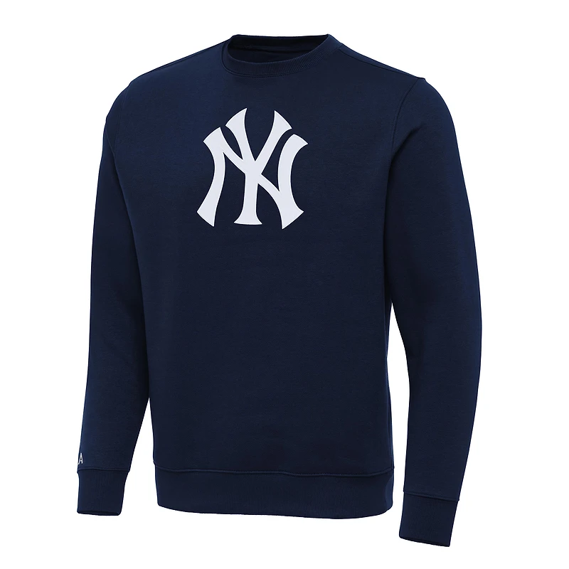 Men's Antigua Navy New York Yankees Big & Tall Victory Pullover Sweatshirt