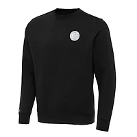 Men's Antigua Black Chicago Cubs Big & Tall Victory Pullover Sweatshirt