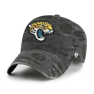 Men's '47  Black Jacksonville Jaguars Fiji Clean Up Adjustable Hat