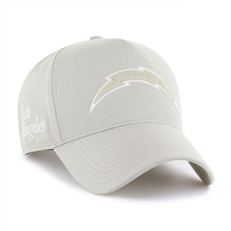 Men's '47 Cream Los Angeles Chargers Foundation Offside Adjustable Hat