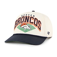 Men's '47 Cream Denver Broncos Pomona Rope Hitch Adjustable Hat