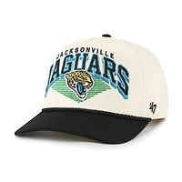 Men's '47 Cream Jacksonville Jaguars Pomona Rope Hitch Adjustable Hat