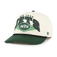 Men's '47 Cream New York Jets Pomona Rope Hitch Adjustable Hat