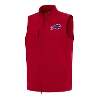 Men's Antigua Red Buffalo Bills Demand Full-Zip Vest