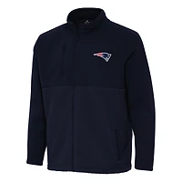 Men's Antigua Navy New England Patriots Daily Fused Full-Zip Jacket