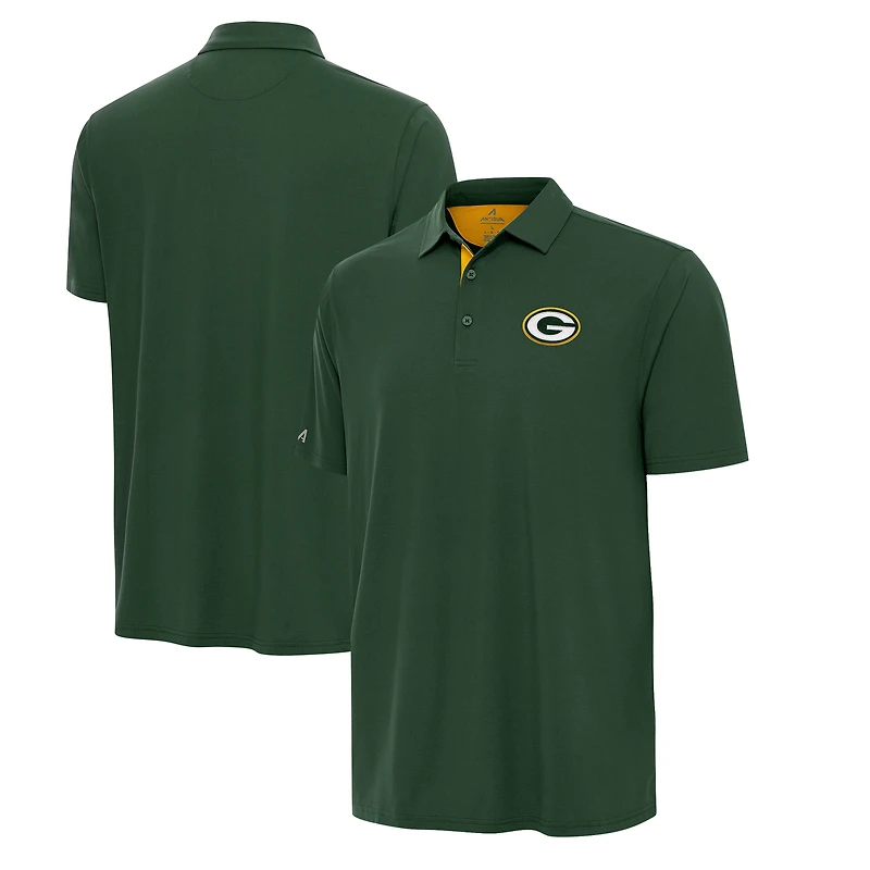Men's Antigua Green/Gold Green Bay Packers Era Polo