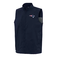 Men's Antigua Navy New England Patriots Brisk Full-Zip Vest