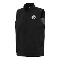 Men's Antigua Pittsburgh Steelers Brisk Full-Zip Vest