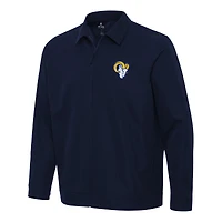 Men's Antigua Navy Los Angeles Rams Pivot Full-Zip Jacket
