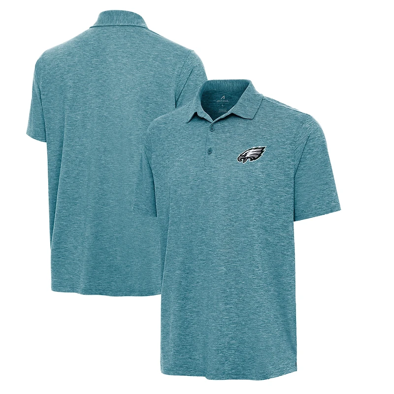 Men's Antigua Midnight Green Philadelphia Eagles Par 3 Polo