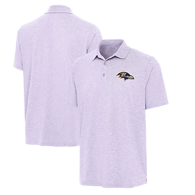 Men's Antigua Lavender Baltimore Ravens Par 3 Polo