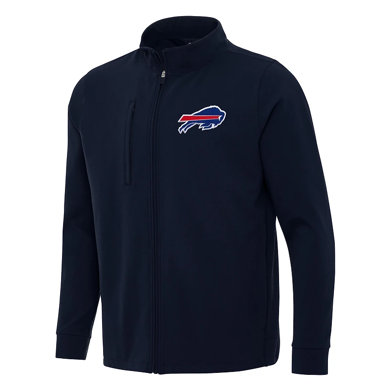 Men's Antigua Navy Buffalo Bills Regard Full-Zip Jacket