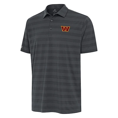 Men's Antigua Pewter Washington Commanders Tunnel Polo