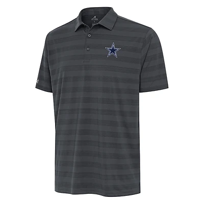 Men's Antigua Pewter Dallas Cowboys  Tunnel Polo