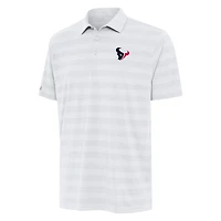 Men's Antigua White Houston Texans  Tunnel Polo
