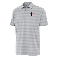 Men's Antigua Gray Houston Texans  Tunnel Polo
