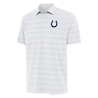 Men's Antigua White Indianapolis Colts  Tunnel Polo