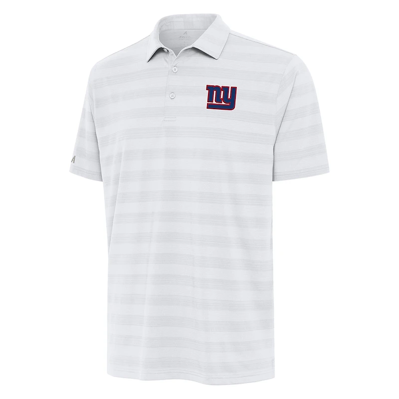 Men's Antigua White New York Giants Tunnel Polo